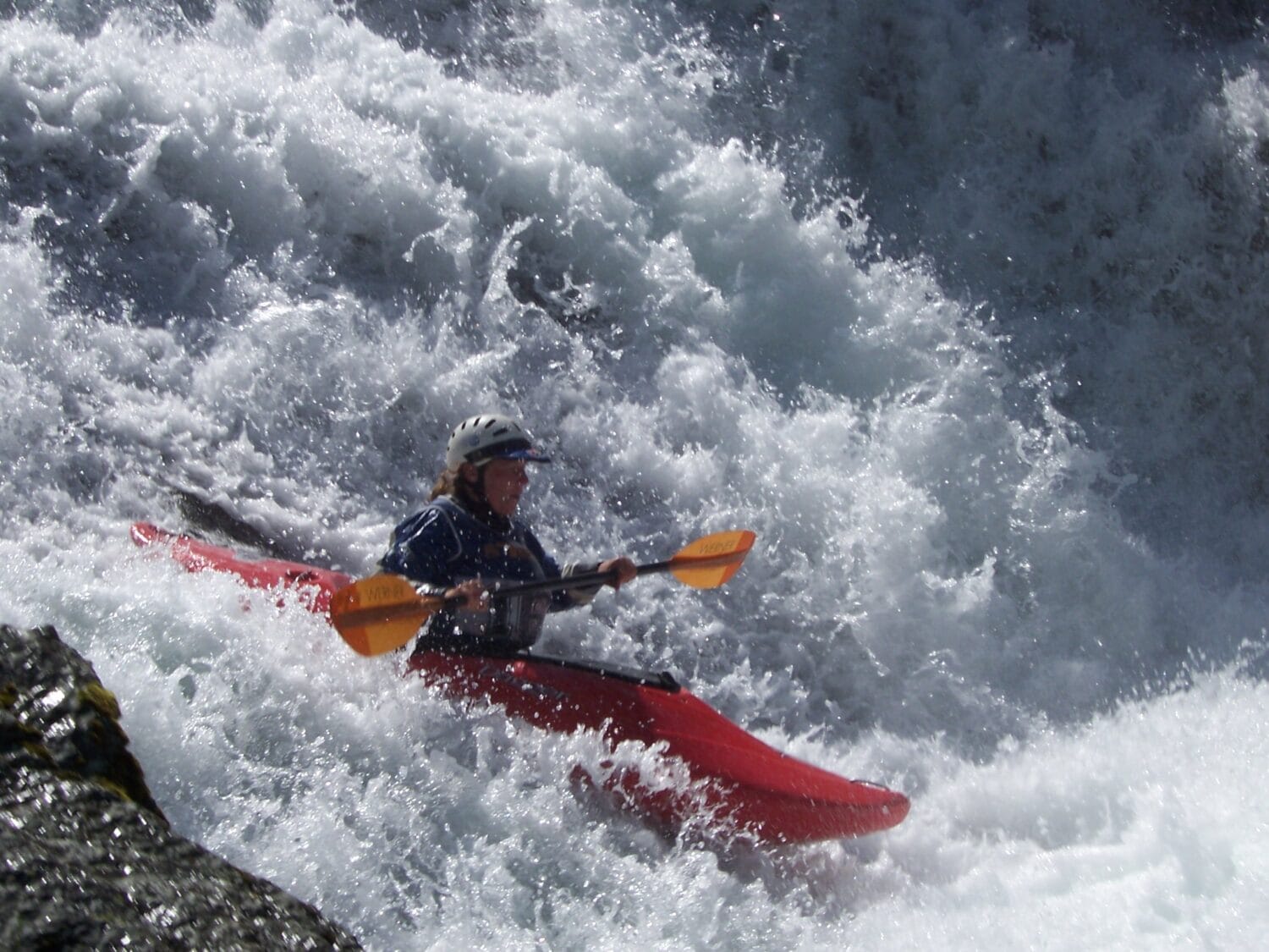 Photo by gundolf-52919 gundolf Freeimages.com - Ball to Life self confidence person in kayak in rapids