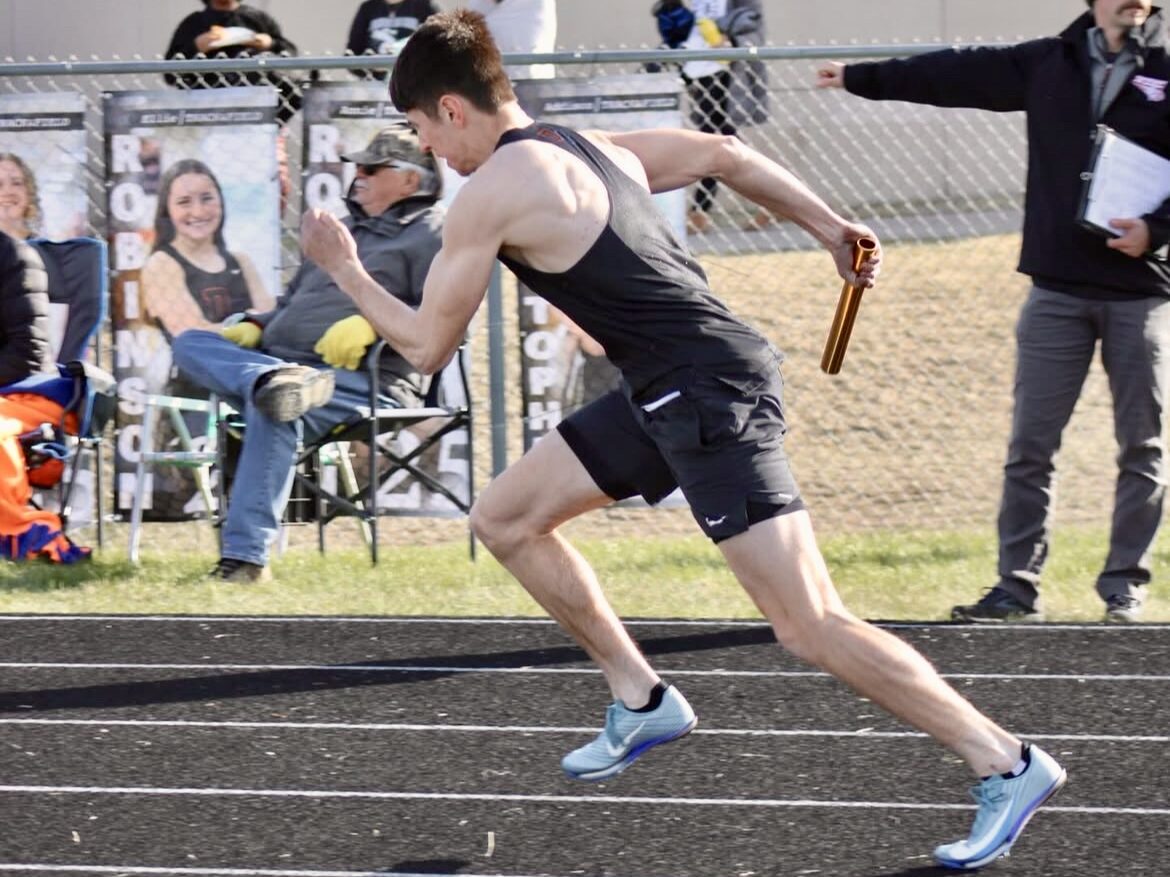 Caleb Kitelinger Track and Field Photo - Ball to Life Sports Caleb Kitelinger Beyond the Play - Player Spotlight on the track