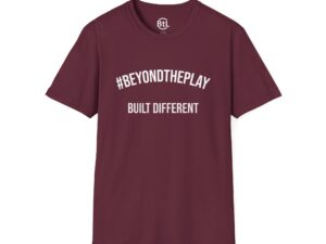 Unisex Built Different T-Shirt – Athletic Mindset, Everyday Motivation, #BeyondthePlay Apparel