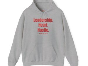 Leadership. Heart. Hustle. Unisex Heavy Blend™ Hooded Sweatshirt