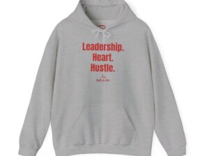 Leadership. Heart. Hustle. Unisex Heavy Blend™ Hooded Sweatshirt