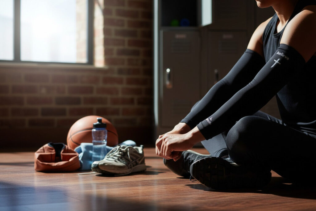 Black Believe Arm Compression Sleeve