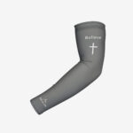 Gray Believe Arm Compression Sleeve