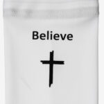 White Believe Arm Compression Sleeve