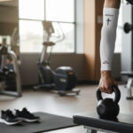 White Believe Arm Compression Sleeve