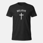 Black Ball to Life Believe T Shirt