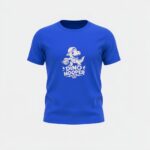 Blue Dino hooper shirt for kids