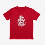 Red Dino hooper shirt for kids